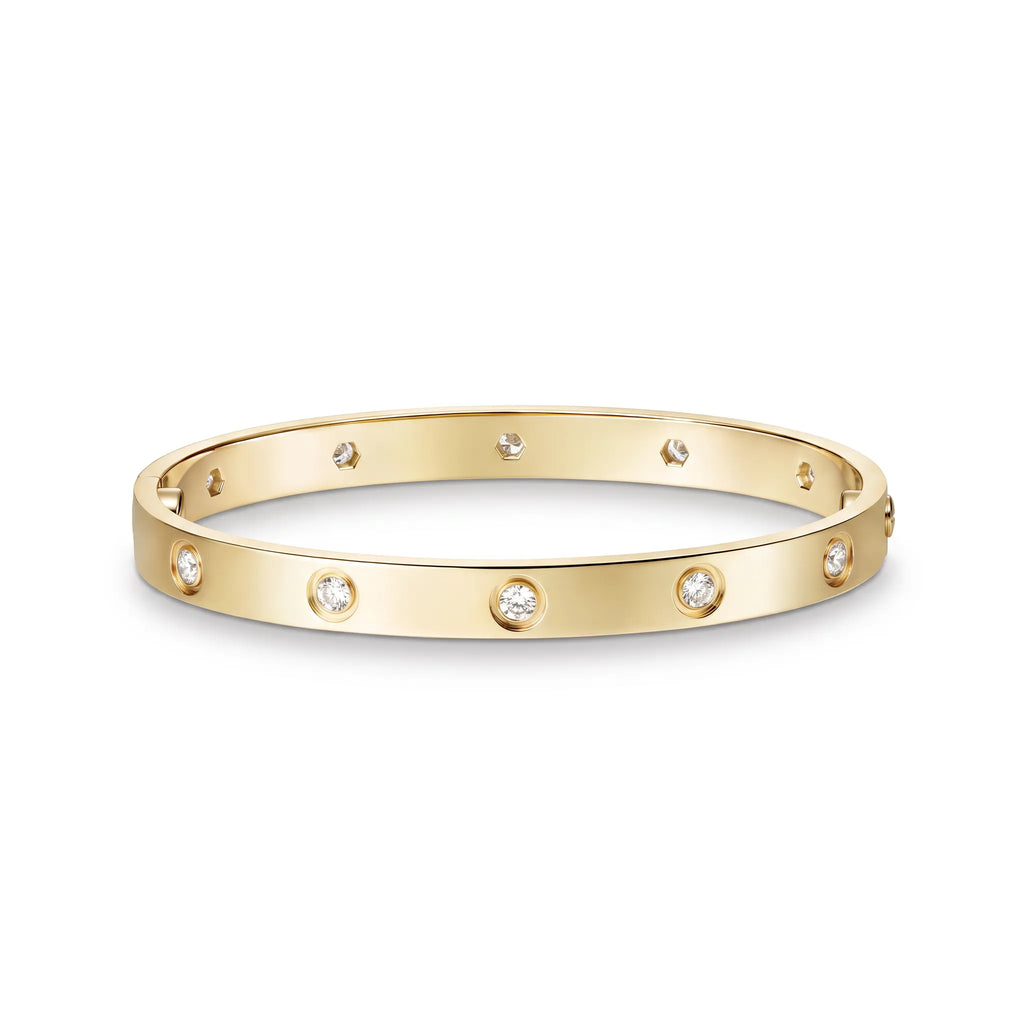 Love Ten Stone Classic Bangle