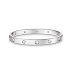 Love Ten Stone Classic Bangle