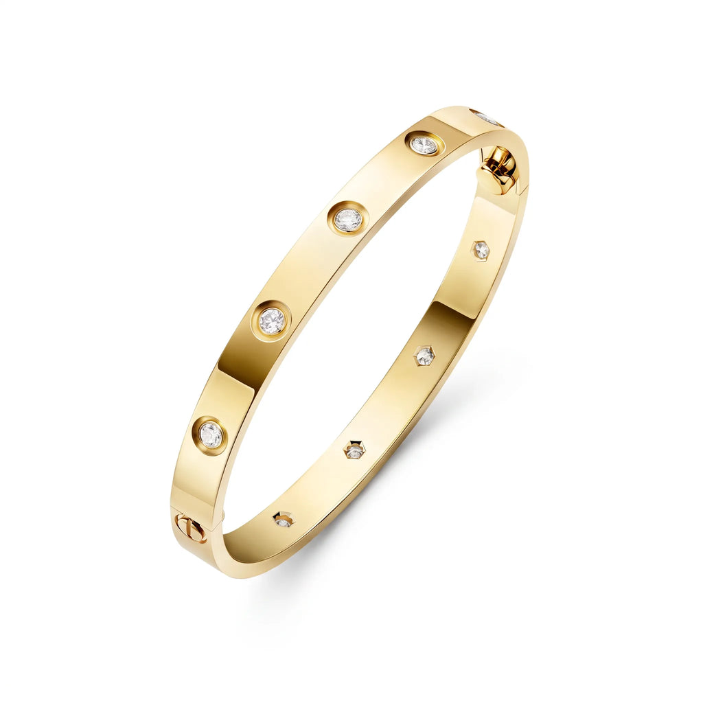 Love Ten Stone Classic Bangle