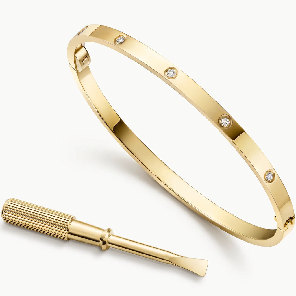 Love Ten Stone Petite Bangle