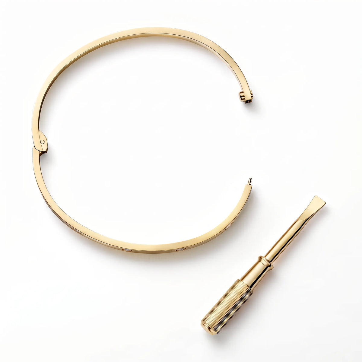 Love Ten Stone Petite Bangle