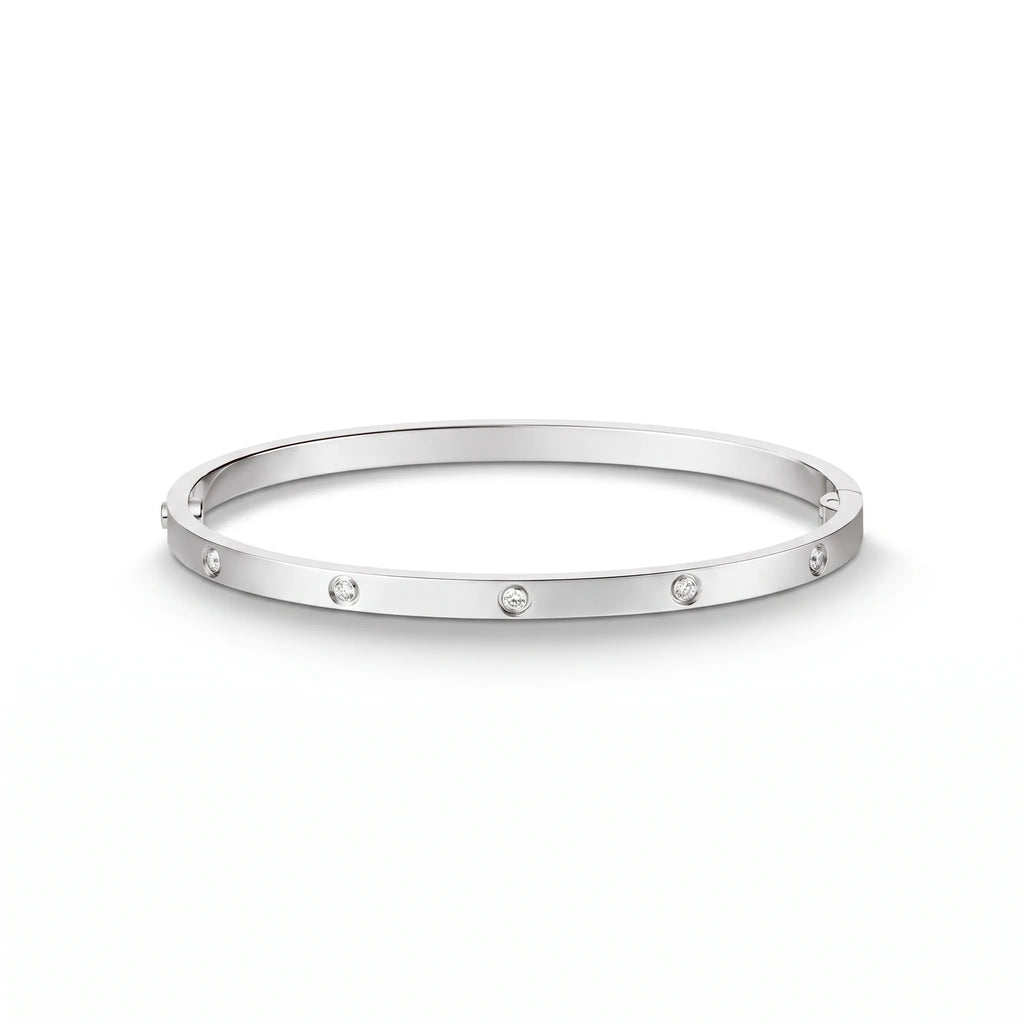 Love Ten Stone Petite Bangle