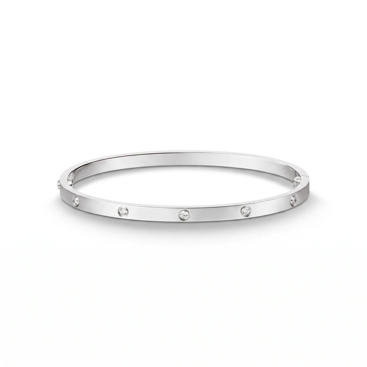 Love Ten Stone Petite Bangle