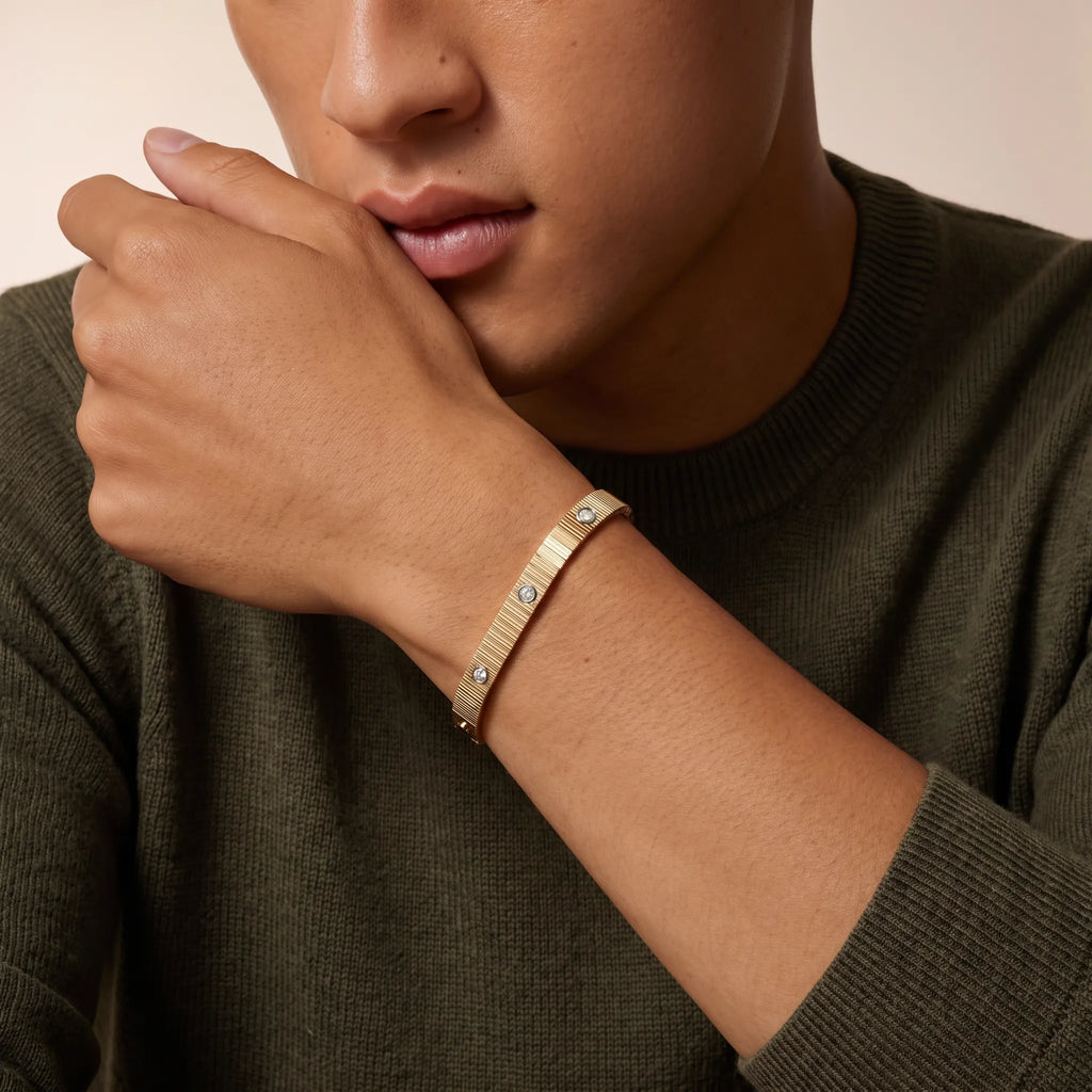 Love Unlimited Ridged Flex Bracelet