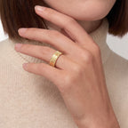 Love Unlimited Wide Screw Motif Ring