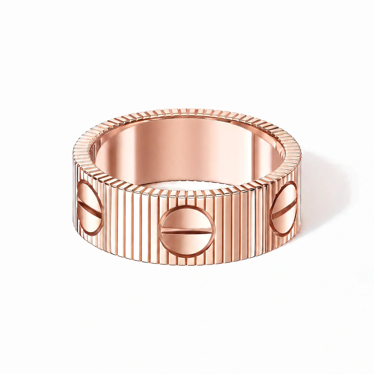 Love Unlimited Wide Screw Motif Ring