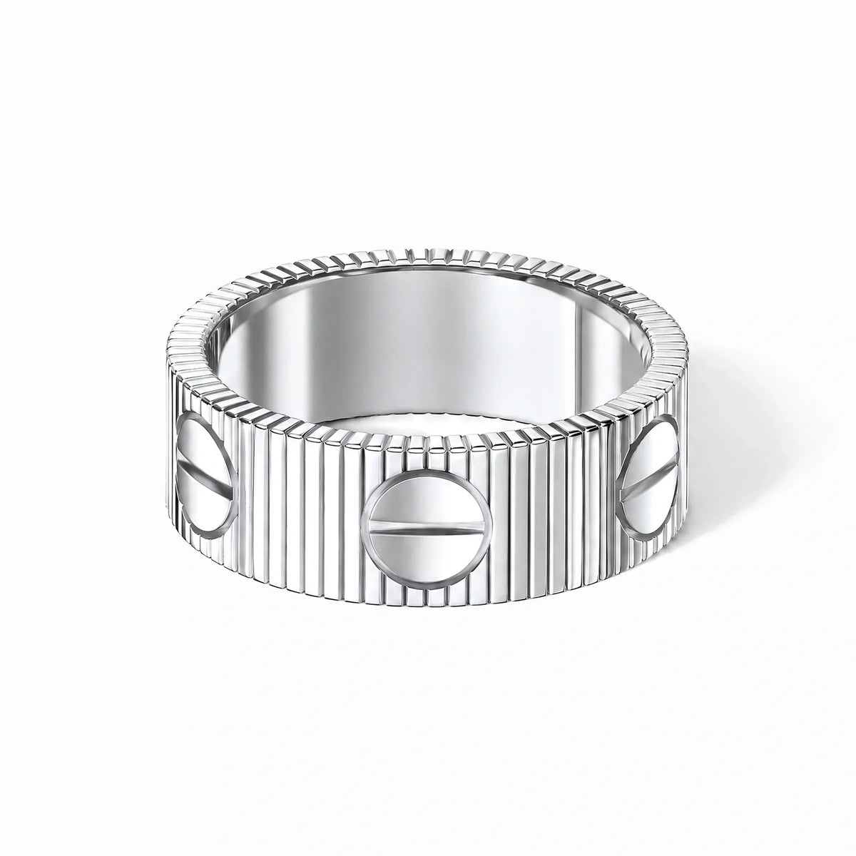 Love Unlimited Wide Screw Motif Ring