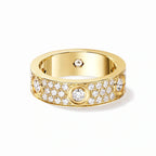 Love Wide Pavé Band Ring