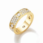 Love Wide Pavé Band Ring