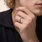 Love Wide Pavé Band Ring
