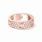 Love Wide Pavé Band Ring
