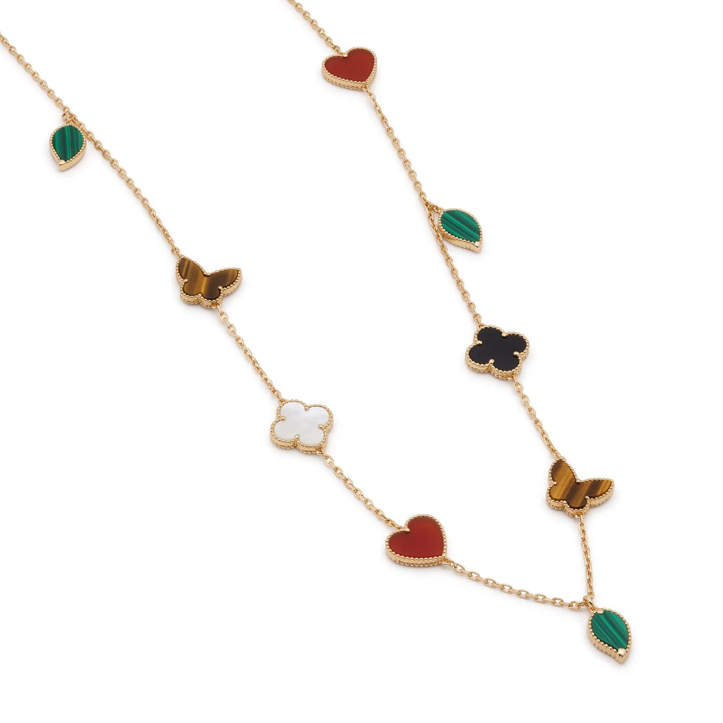 Lucky Alhambra 12 Charm Sautoir Necklace