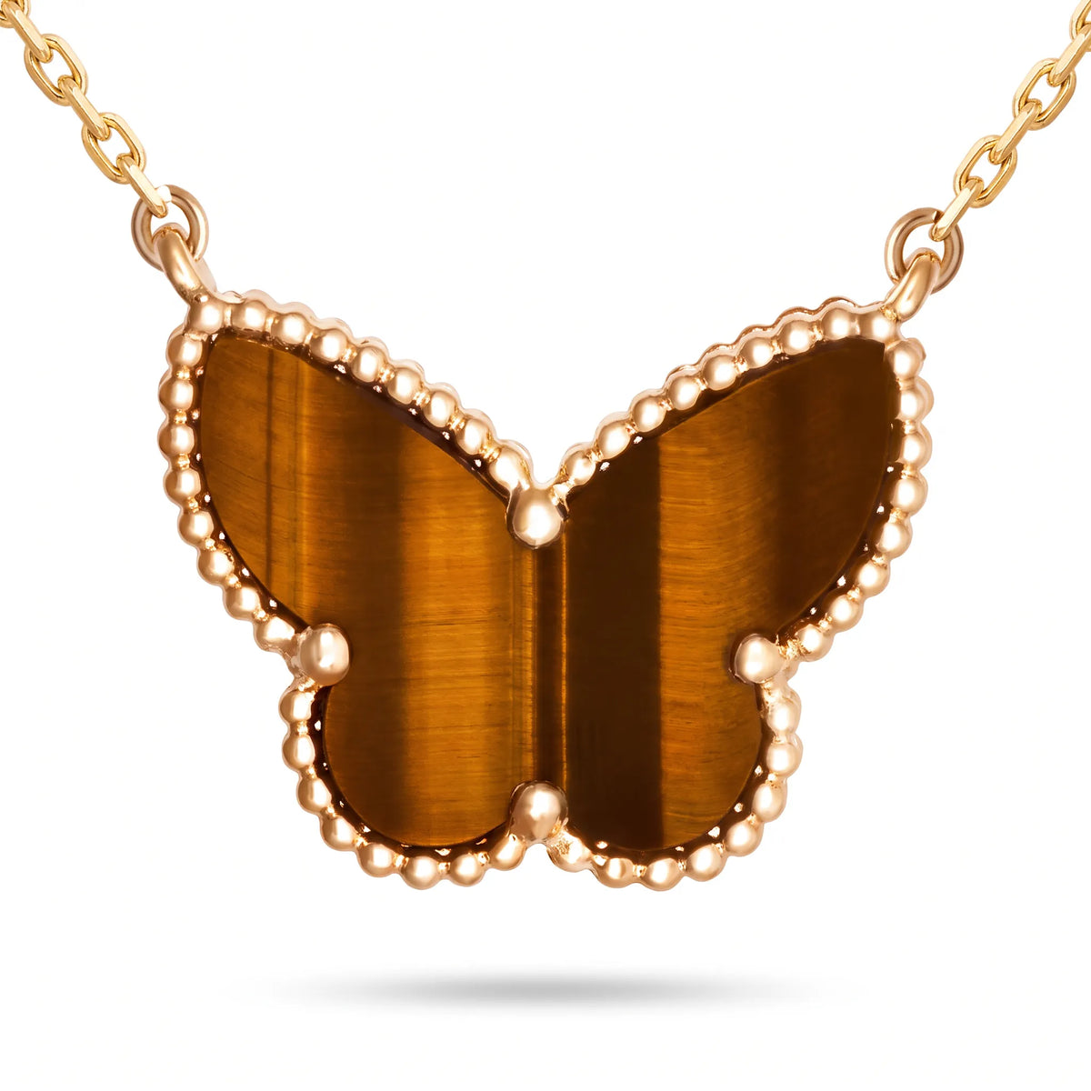Lucky Alhambra Butterfly Pendant Necklace