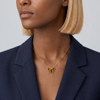 Lucky Alhambra Butterfly Pendant Necklace