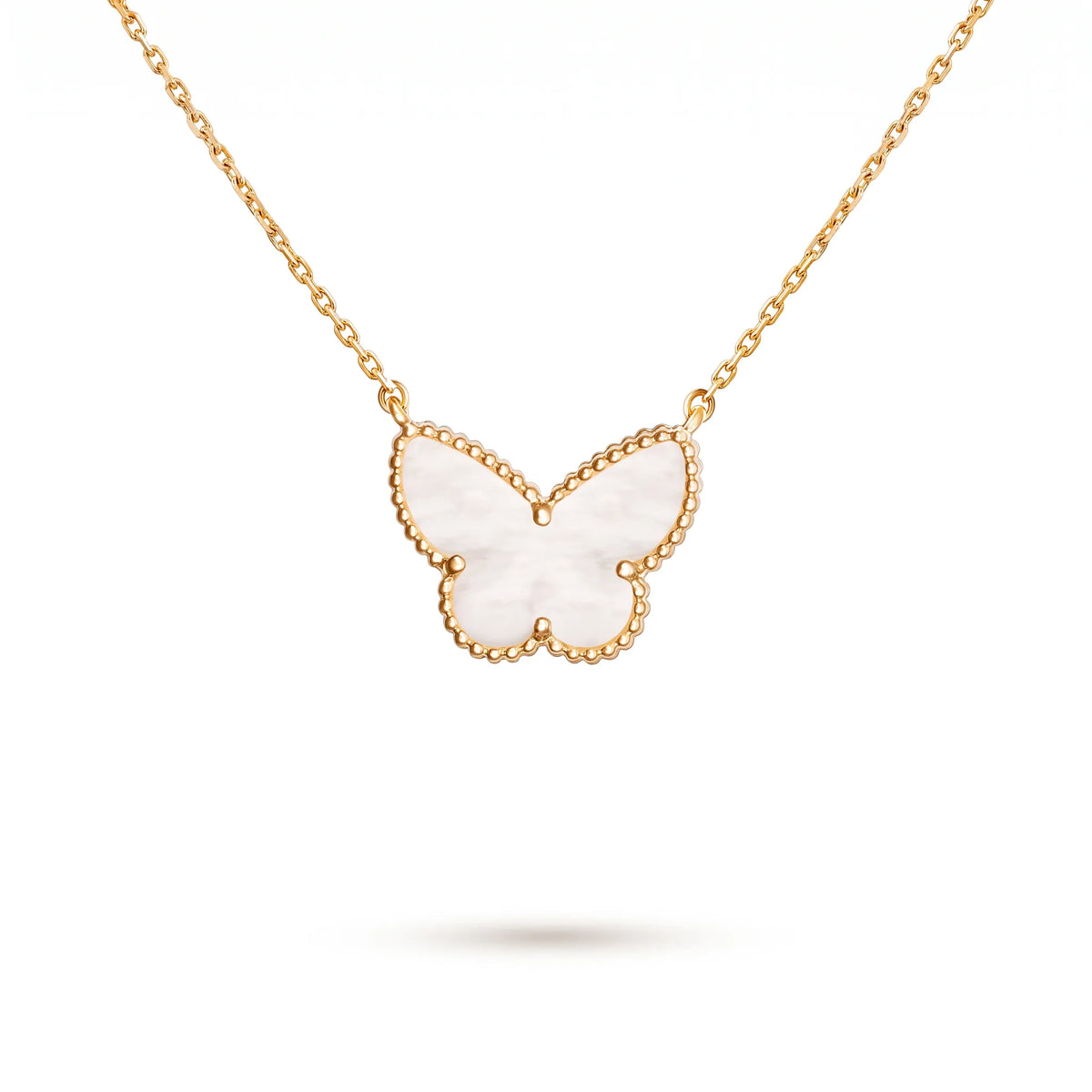 Lucky Alhambra Butterfly Pendant Necklace