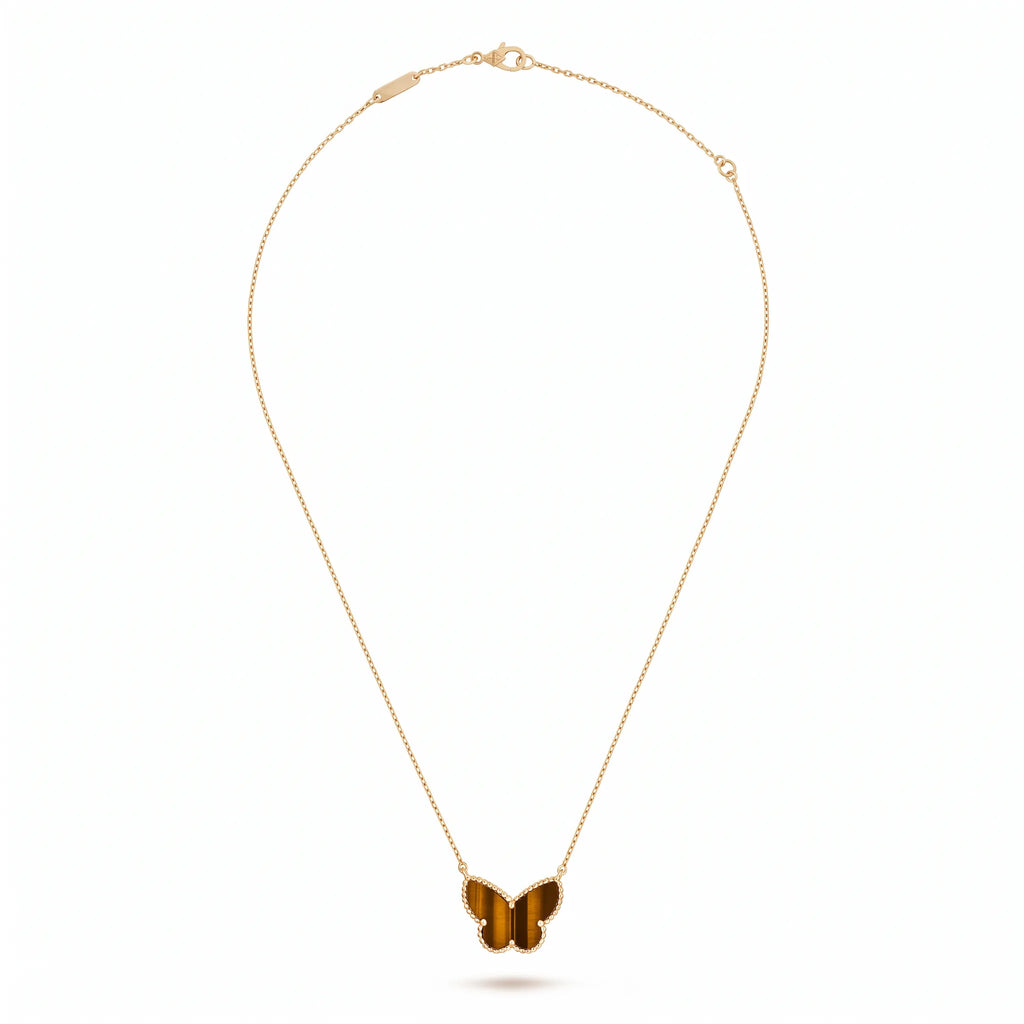 Lucky Alhambra Butterfly Pendant Necklace