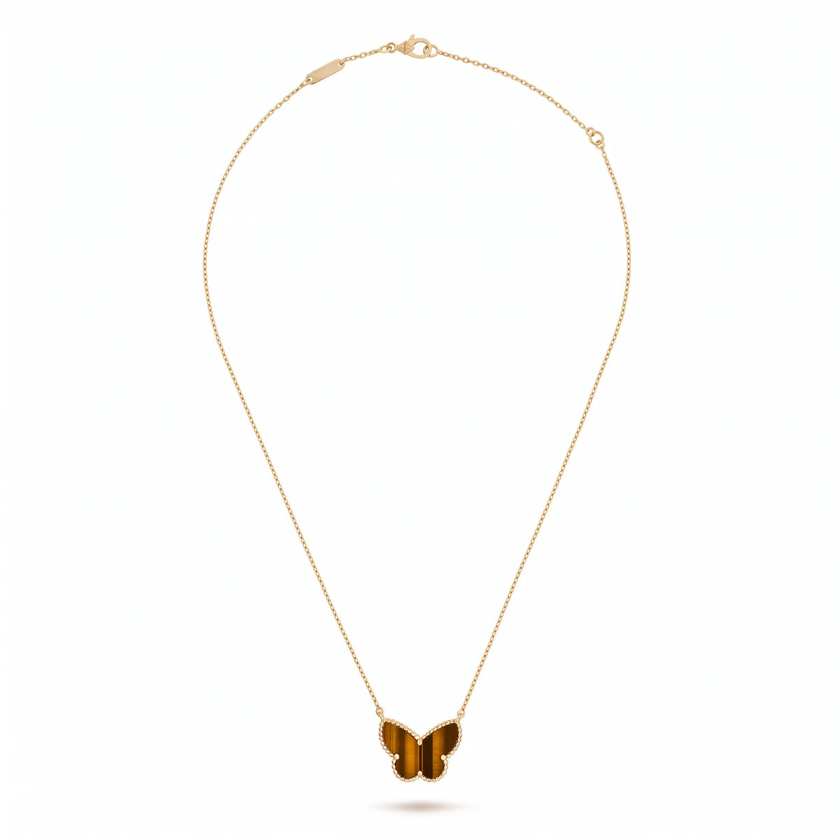 Lucky Alhambra Butterfly Pendant Necklace