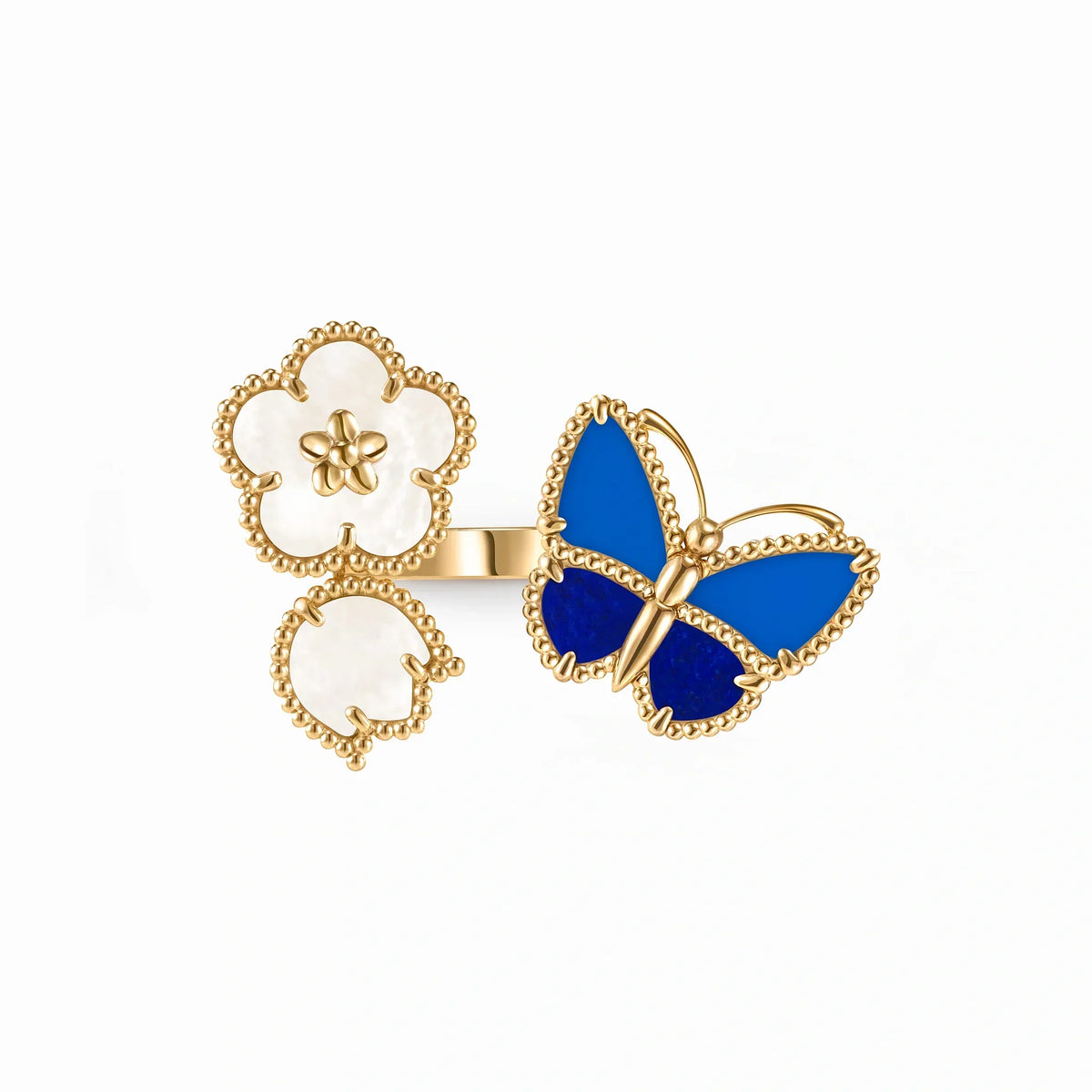 Lucky Animals Blue Butterfly Ring