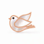 Lucky Spring Flying Dove Brooch