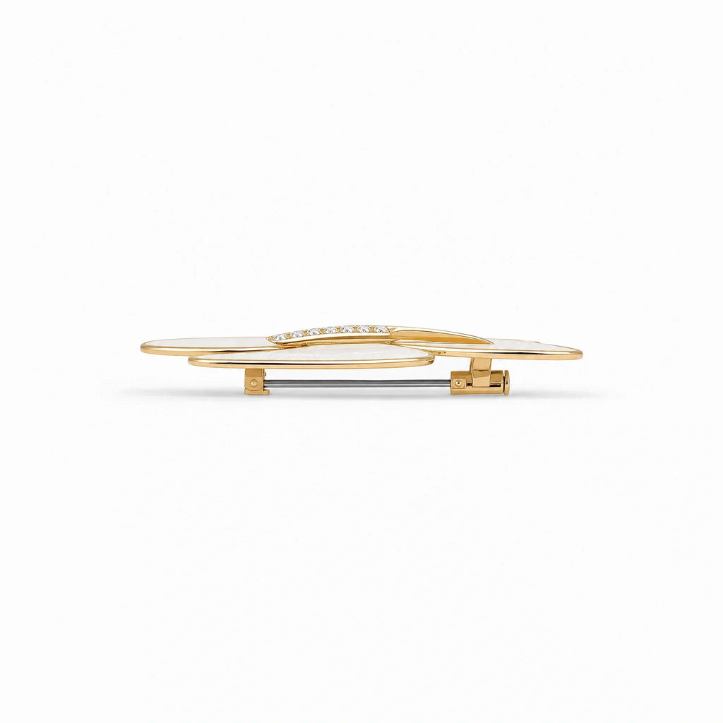 Lucky Spring Pearly Butterfly Brooch