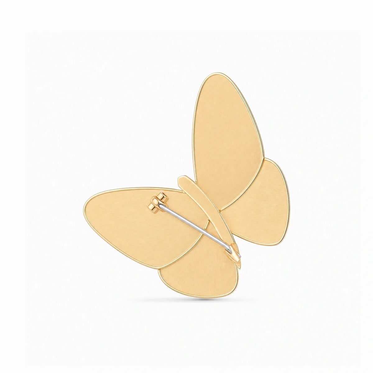 Lucky Spring Pearly Butterfly Brooch