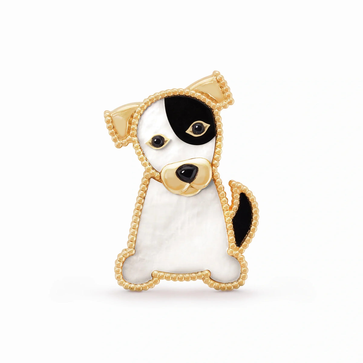 Lucky Spring Puppy Dog Brooch