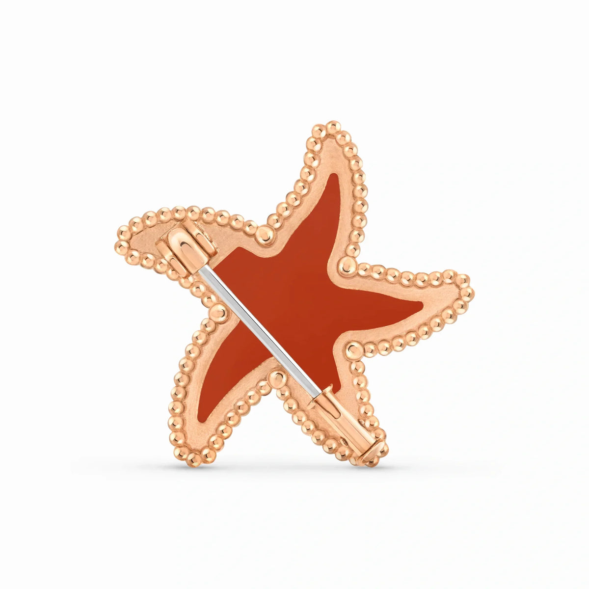 Lucky Spring Red Starfish Brooch