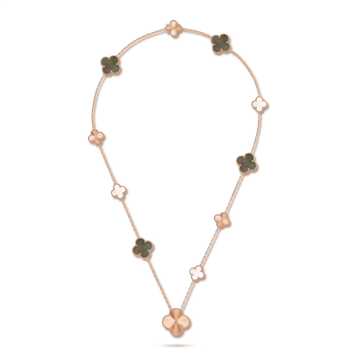 Magic Alhambra 15 Motif Convertible Necklace