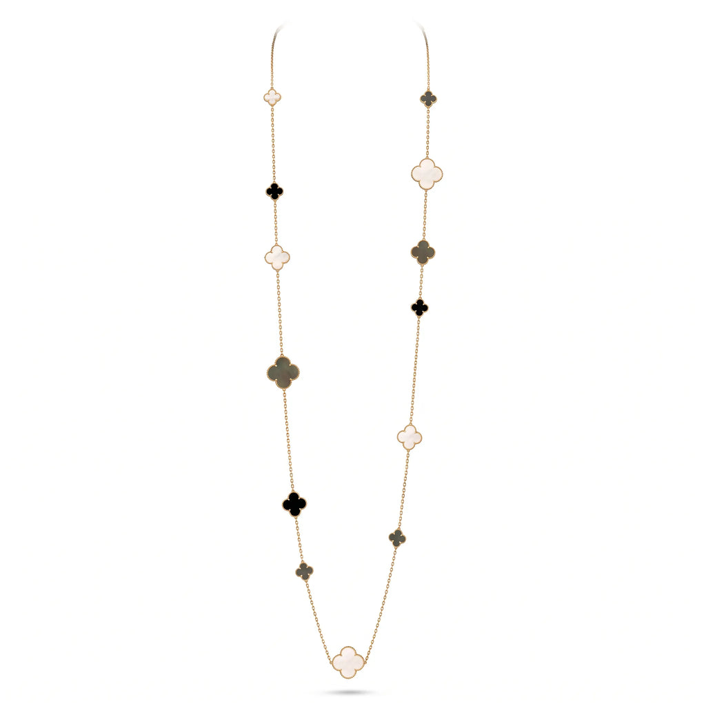 Magic Alhambra 16 Clover Sautoir Necklace