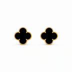 Magic Alhambra Black Clover Earrings