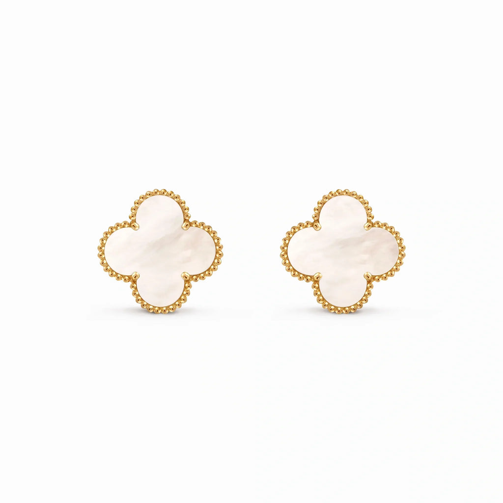 Magic Alhambra Black Clover Earrings