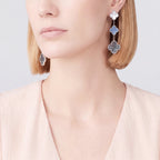 Magic Alhambra Contrast Clover Drop Earrings