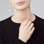Magic Alhambra Pavé Clover Cascade Earrings