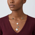 Magic Alhambra Six Clover Drop Necklace