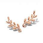Paloma Picasso Olive Leaf Branch Climber Earrings