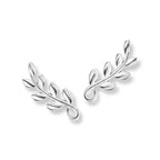 Paloma Picasso Olive Leaf Branch Climber Earrings