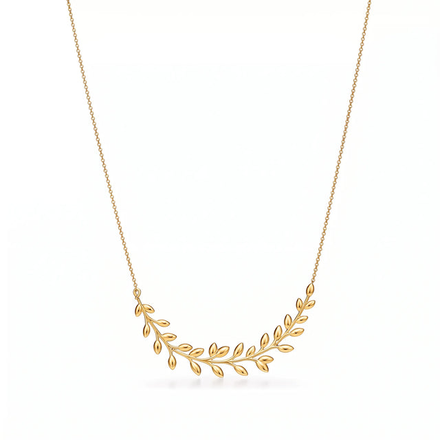 Paloma Picasso Vine Leaf Pendant Necklace