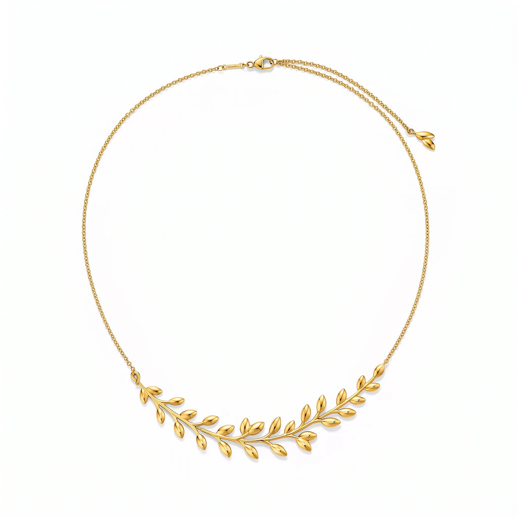 Paloma Picasso Vine Leaf Pendant Necklace