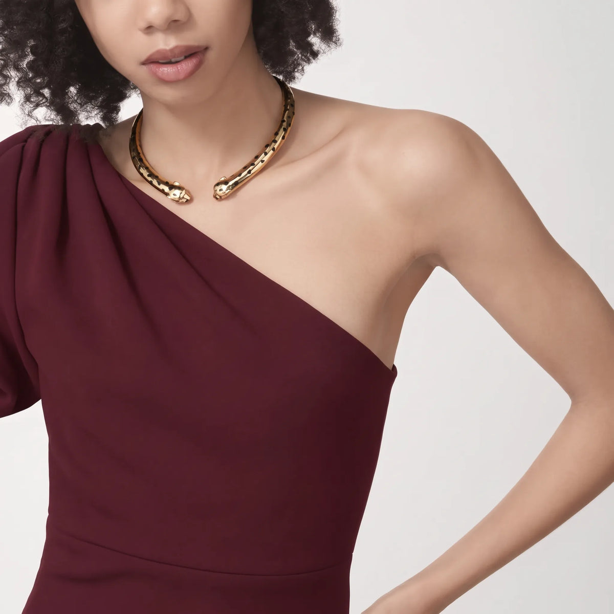 Panthère Articulated Spotted Torque Necklace