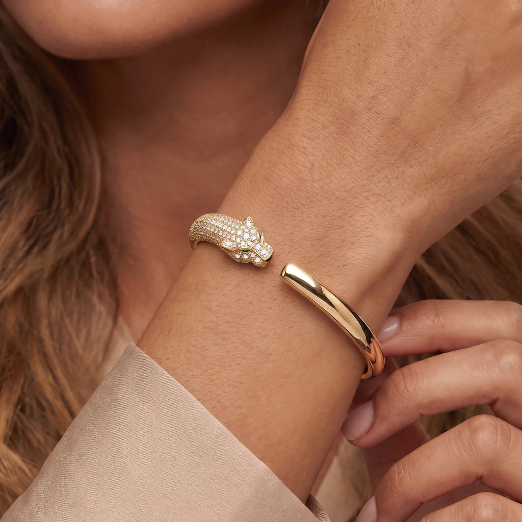 Panthere de Eclat Pavé Panther Bangle