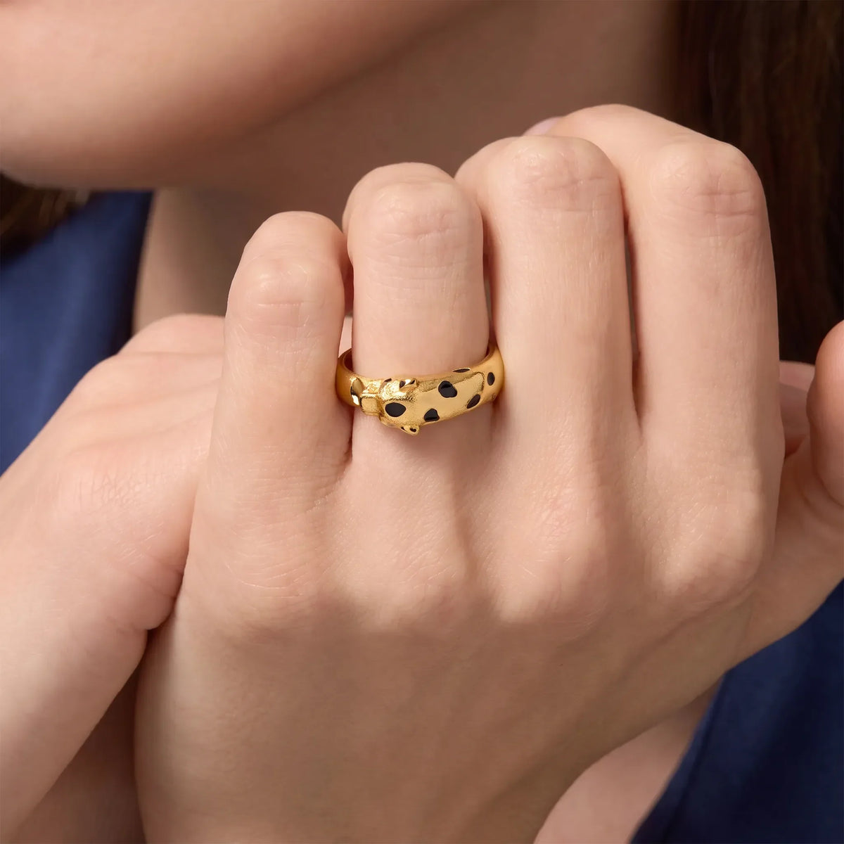 Panthere de Fauve Panther Head Ring