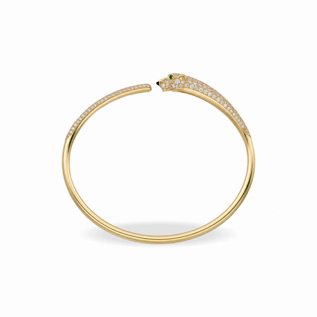 Panthere de Lumiere Slim Pavé Bangle