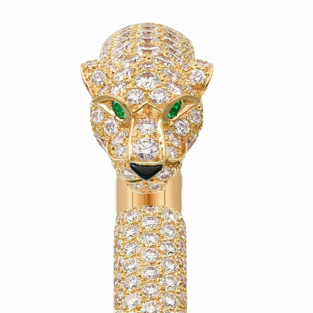 Panthere de Lumiere Slim Pavé Bangle