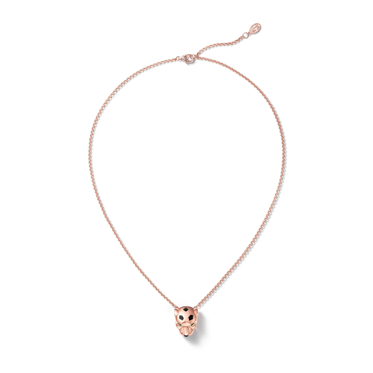 Panthère de Panther Head Pendant Necklace