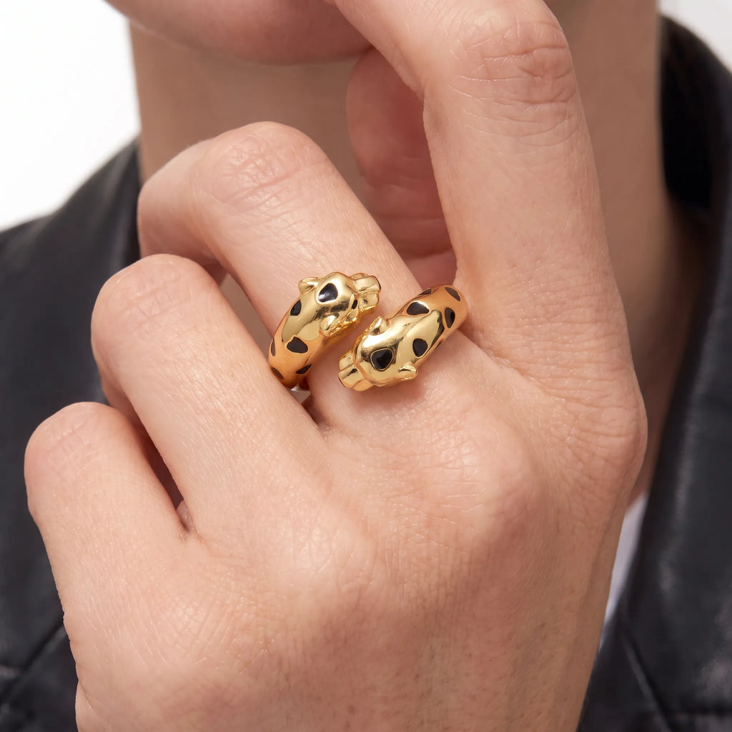 Panthere de Sauvage Twin Panther Ring