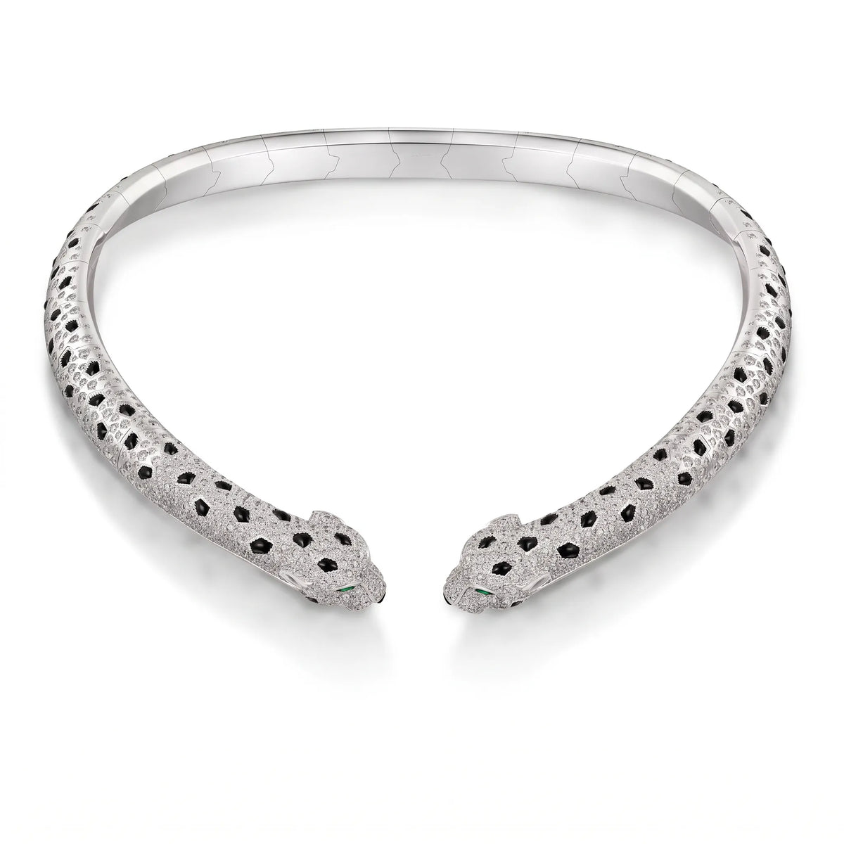 Panthère de Twin Head Torque Necklace