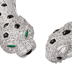 Panthère de Twin Head Torque Necklace