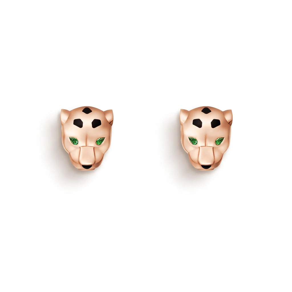Panthere de Velours Panther Stud Earrings