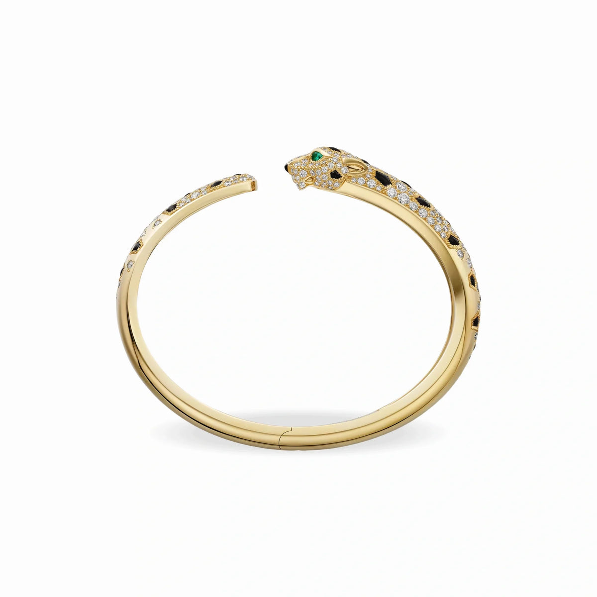 Panthere de Velours Spotted Pavé Bangle