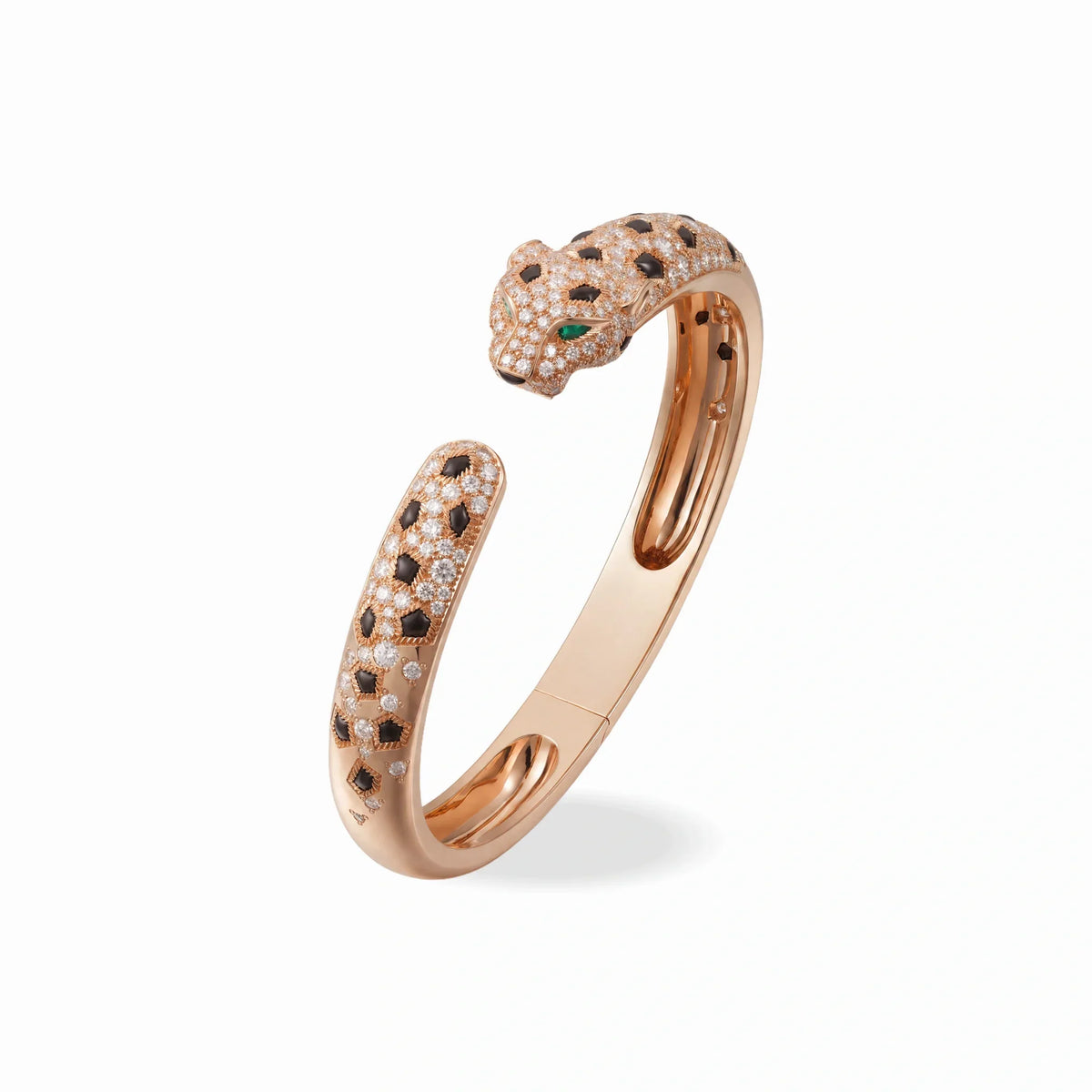 Panthere de Velours Spotted Pavé Bangle